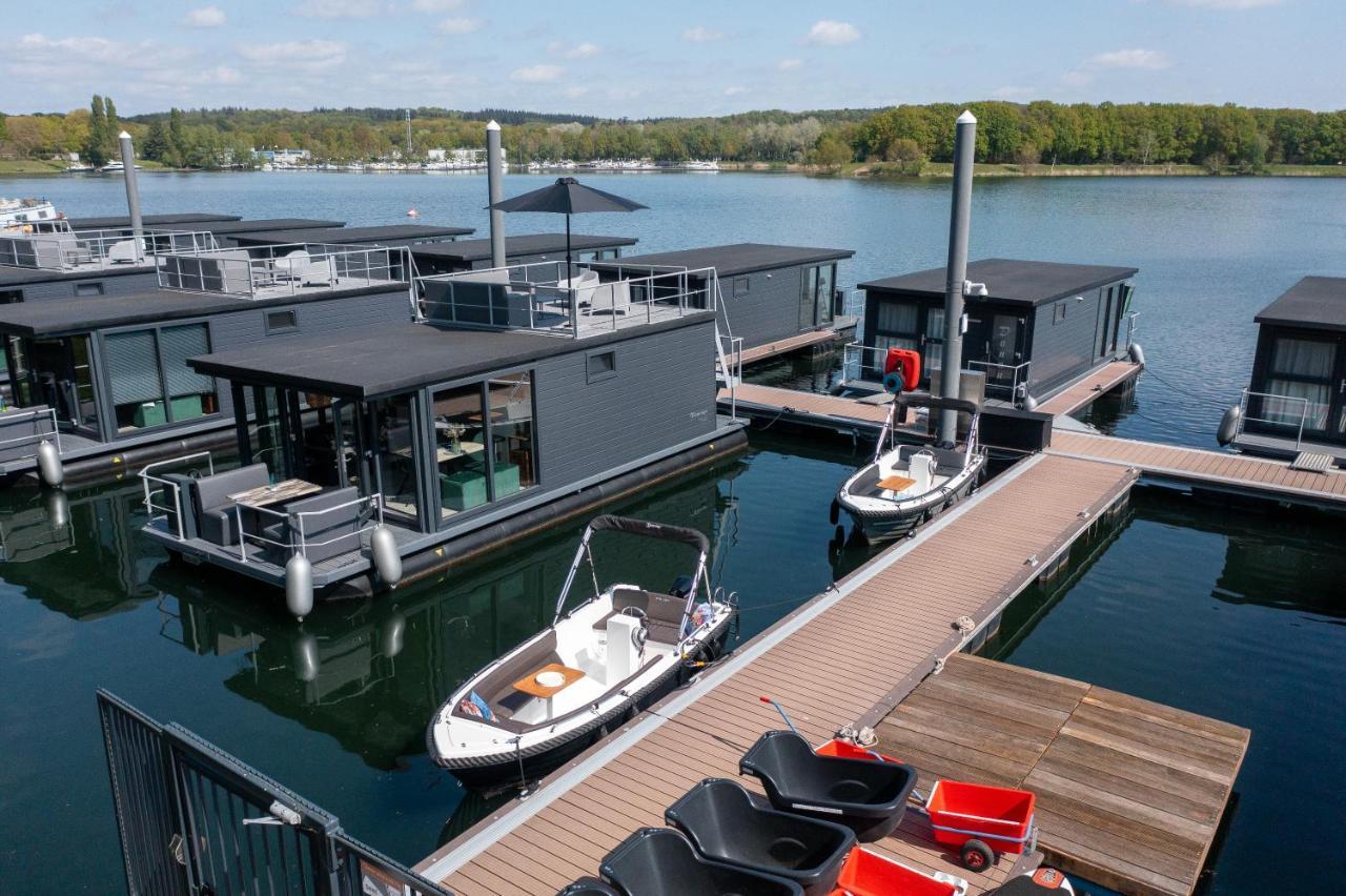 Houseboats Mookerplas Met Dakterras Middelaar Exterior foto