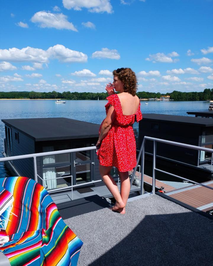 Houseboats Mookerplas Met Dakterras Middelaar Exterior foto