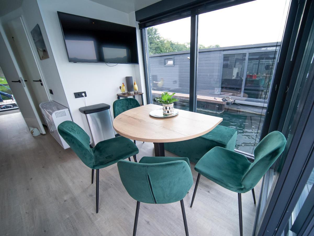 Houseboats Mookerplas Met Dakterras Middelaar Exterior foto